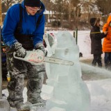 Ice Sculpter by Kathy C