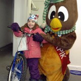 Adelie (Saturday Bike Draw Winner) and Ookpik!